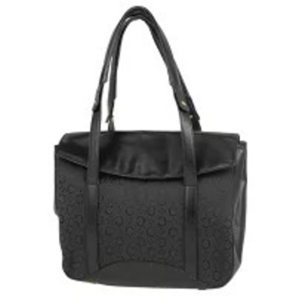 Celine C Macadam tote bag canvas black
